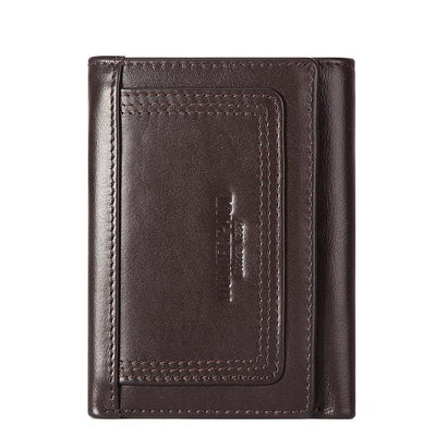 Billetera Multifuncional de Cuero Genuino con Compartimentos y Cierre - Image 7