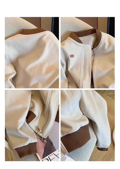 Chaqueta Cropped de Contraste para Figuras Petite - Versátil y Fácil de Combinar - Image 13