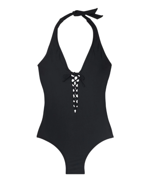 Traje de Baño Enterizo Elegante de Color Sólido - Estilo Moderno y Favorecedor