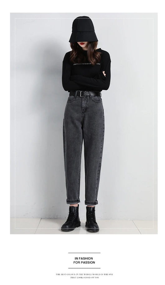 Pantalones Harem Escolares Sueltos para Mujer - Image 14