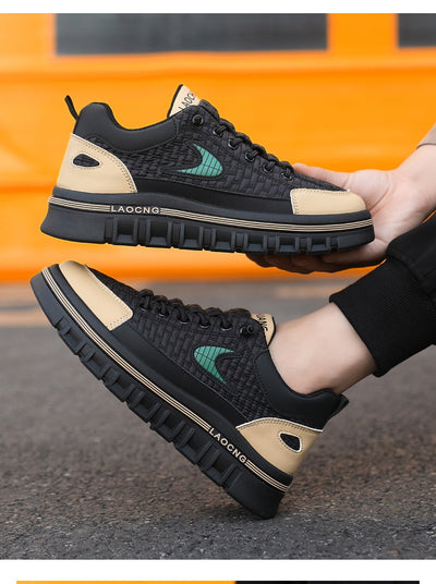 Zapatos Casuales Deportivos para Hombre con Suela Gruesa y Estilo Moderno - Image 8
