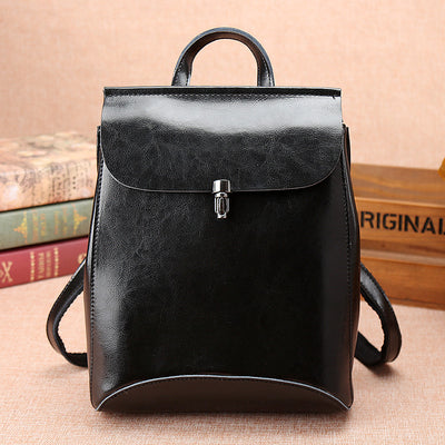 Mochila de Viaje Vintage en Cuero con Gran Capacidad - Image 5
