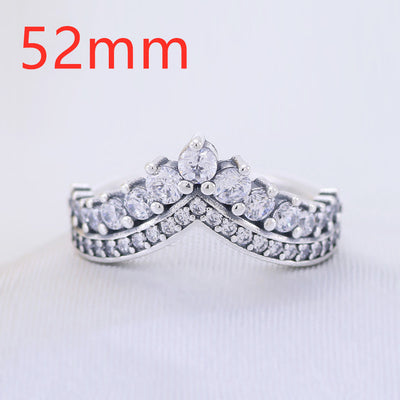 Anillo de Corona de Circonia Cúbica - Diseño Princesa - Image 12