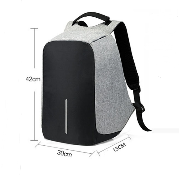 Mochila Inteligente para Laptop con Carga USB y Protección Impermeable