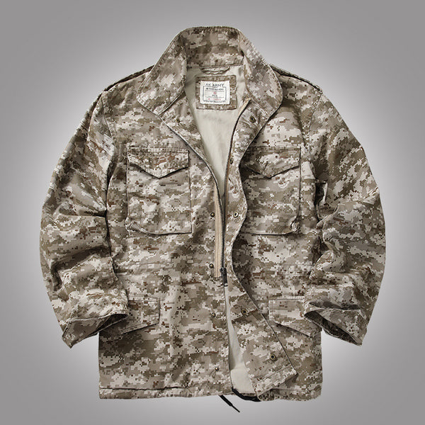 Chaqueta de Trabajo Estilo Retro Americano para Hombre