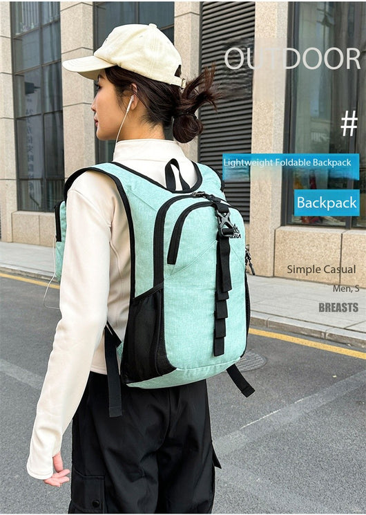 Mochila Casual AZELA Púrpura Ligera, Daypack Multicompartimento con Malla Transpirable - Image 19