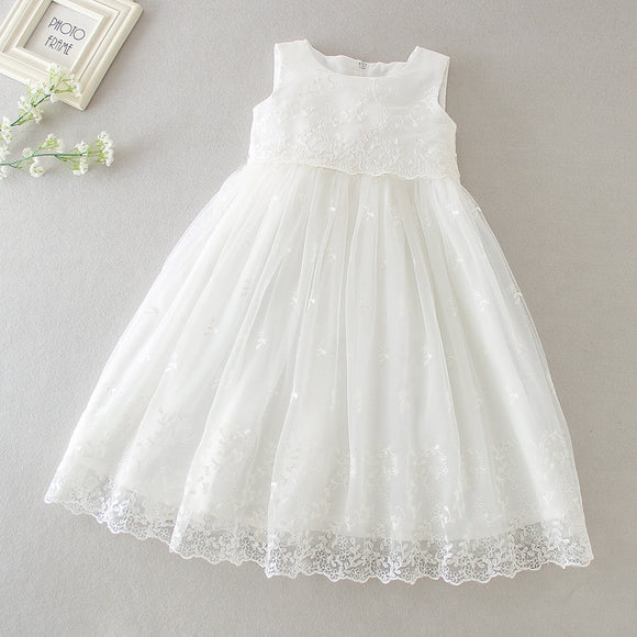 Vestido de Bautizo Extendido para Bebé y Niño de Un Año