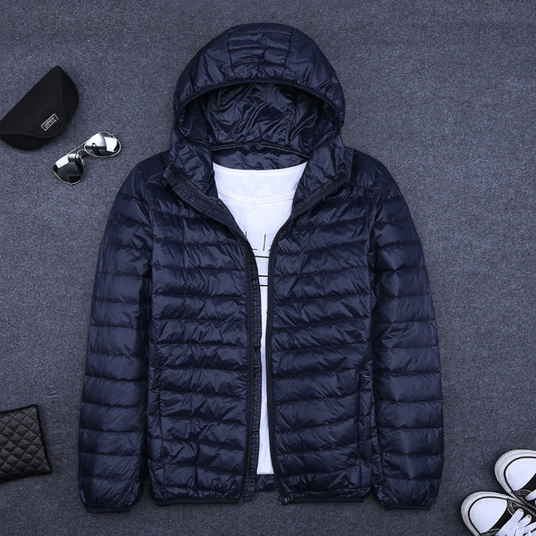 Chaqueta Acolchada Ultraligera con Capucha para Hombre