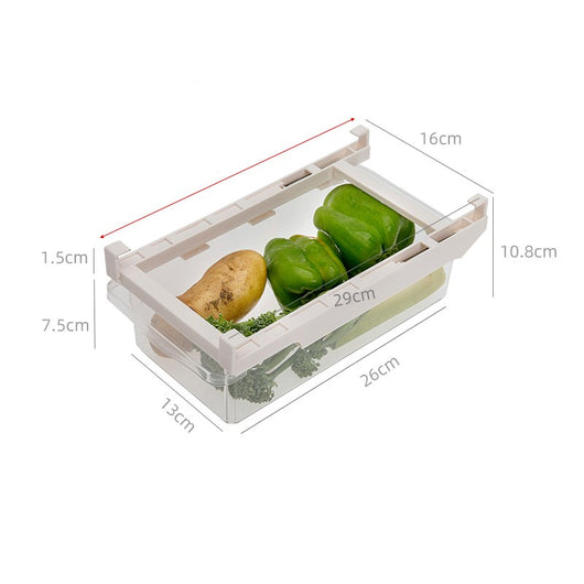 Organizador de Refrigerador Ajustable con Cajón Extraíble - Image 17
