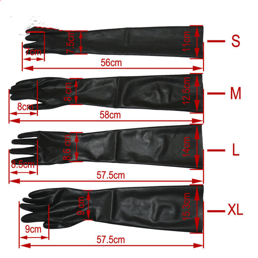 Guantes de Látex Negros Moldeables Efecto Sexy - Image 6