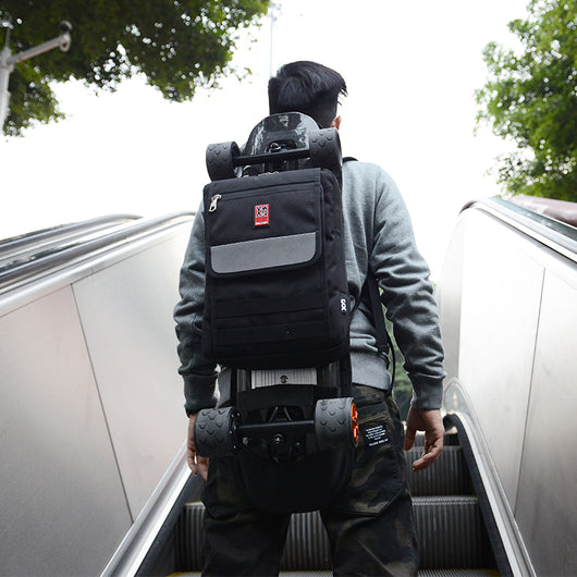 Mochila Doble para Skateboard y Longboard - Diseño Original Chao