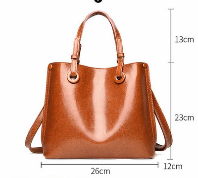 Bolso Coreano de Cuero Suave con Gran Capacidad - Image 7