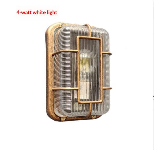 Luminaria Decorativa Industrial Retro de Aluminio Fundido para Exteriores - Image 6