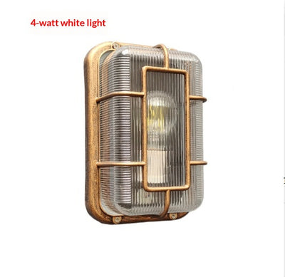 Luminaria Decorativa Industrial Retro de Aluminio Fundido para Exteriores - Image 6