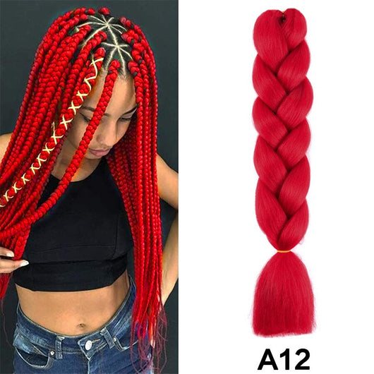 Cuerda Trenzada Desordenada para Peinados y Extensiones - Image 18