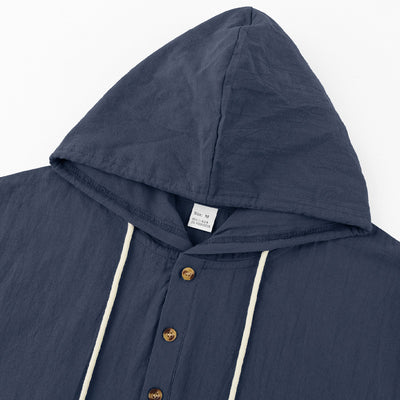 Henley con Capucha y Mangas Largas con Bolsillos Grandes - Image 30