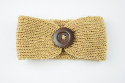 Diadema de lana tejida a mano para bebé - Image 5