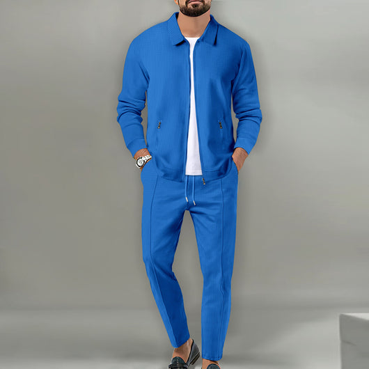 Cardigan Blazer Slim Fit para Hombre - Chaqueta Otoño con Bolsillos y Solapas - Image 5