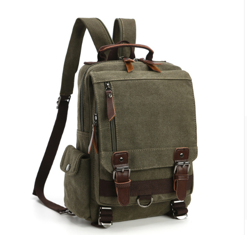 Mochila de Viaje Canvas Resistente para Aventuras al Aire Libre - Image 3
