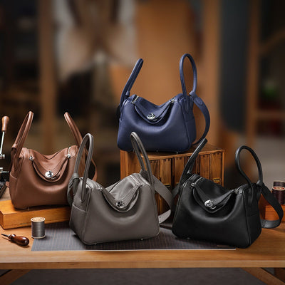 Bolsa Crossbody Tejida de Cuero Auténtico - Diseño Artesanal