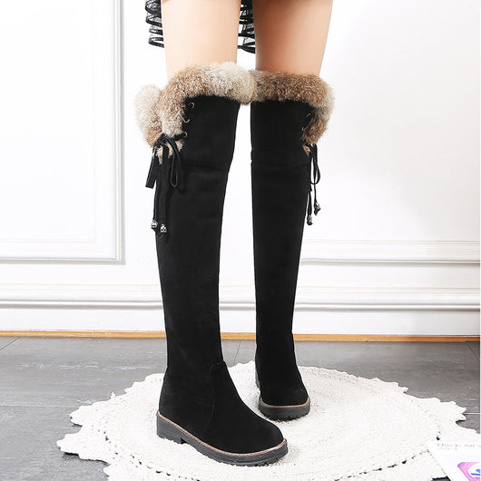 Botas Altas de Gamuza para Mujer Tallas Grandes 40-44 Otoño Invierno - Image 18
