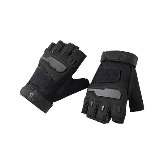 Guantes Tácticos Mitones Ajustables con Muñequera Antideslizante Transpirable - Image 9