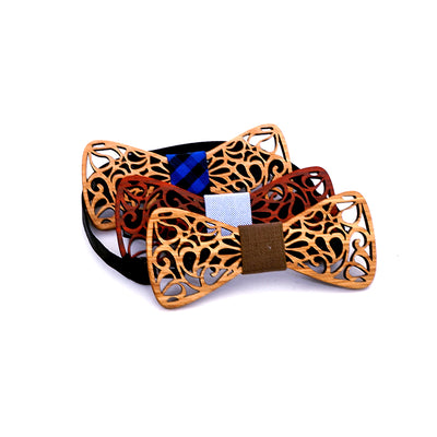 Corbata de Moño de Madera
