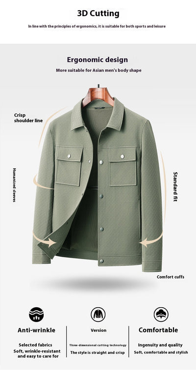 Camisa Chaqueta de Trabajo para Hombre Dark Cell Fashion - Image 7