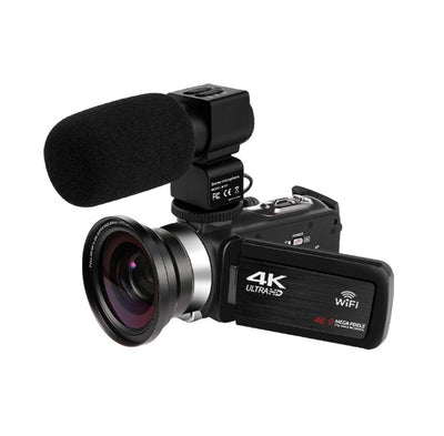 Cámara Digital 4K con Pantalla Táctil 3.0" y Control WiFi Remoto