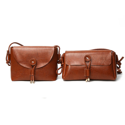 Bolso Bandolera de Cuero Encerado para Mujer - Estilo Fashion - Image 5
