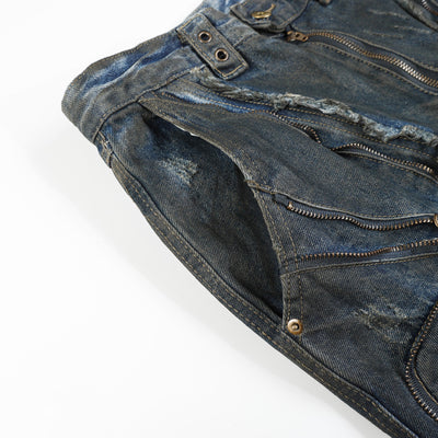 Pantalones Vaqueros Oversized Estilo Urbano Americano Corte Pesado - Image 18