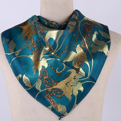 Pañuelo de Seda Estampado Jacquard para Mujer - Cobertura Elegante - Image 16