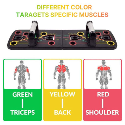 Tabla de Flexiones Plegable Multifuncional con Bandas de Resistencia - Image 10