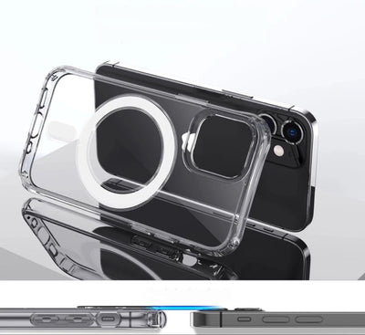 Funda Magnética Transparente Compatible con iPhone 12 - Image 4