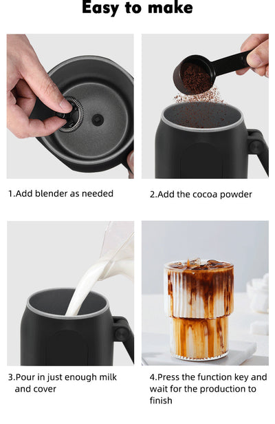 Batidor de Leche Automático Eléctrico para Café Caliente y Frío - Image 17