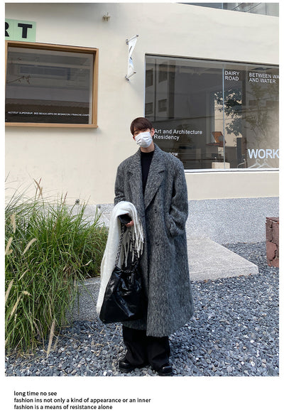 Gabardina Seersucker de Largo Medio para Hombre - Image 11