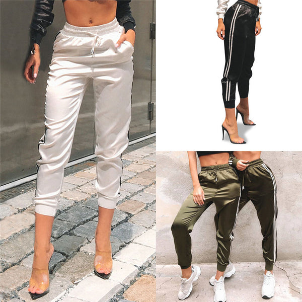 Pantalones Deportivos de Cintura Alta para Correr y Gym