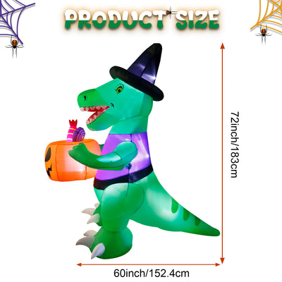 Disfraz Inflable Dinosaurio Calabaza Halloween - Image 3