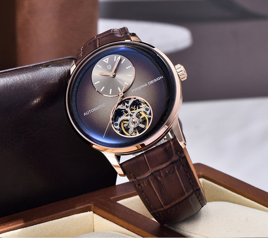 Reloj Automático Tourbillon de Lujo para Hombre con Esfera Luminosa - Image 14