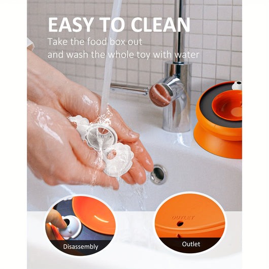 Comedero Interactivo Puzzle para Gatos - Dispensador Educativo de Alimento Seco - Image 9