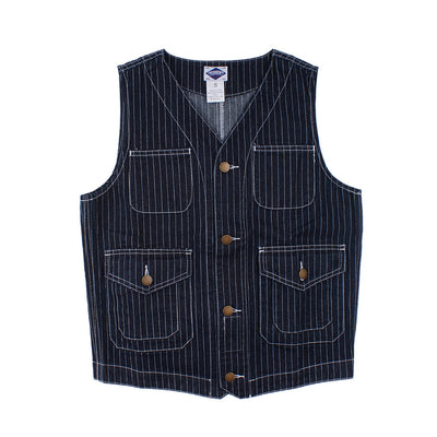 Chaleco Denim Retro con Múltiples Bolsillos para Hombre y Mujer - Image 13