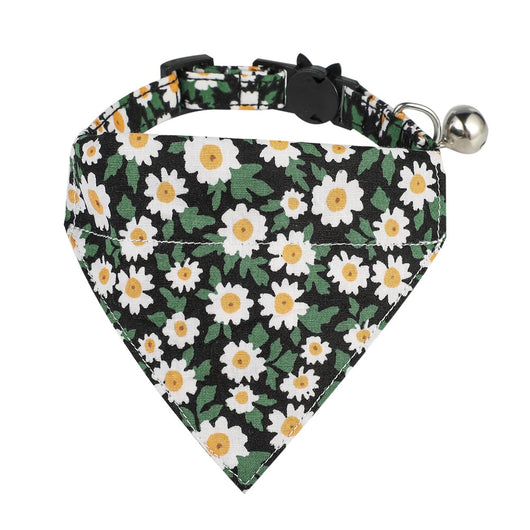 Collar Floral de Algodón con Moño para Gatos - Image 11