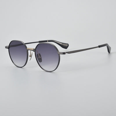 Gafas Vintage Redondas en Titanio Ultra Ligero Puro - Image 11