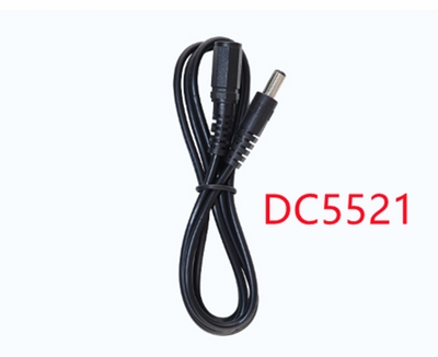 Black 5M DC power extension cable with 5.5mm x 2.1mm male and female connectors for CCTV and other devices. - Image 5