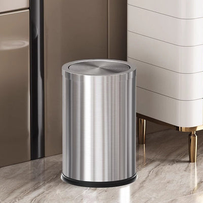Basurero Metálico Grande con Tapa para Sala, Dormitorio y Cocina - Image 2