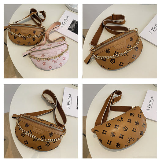 Bolsa de Hombro con Cadena de Cruz Grabada - Image 8
