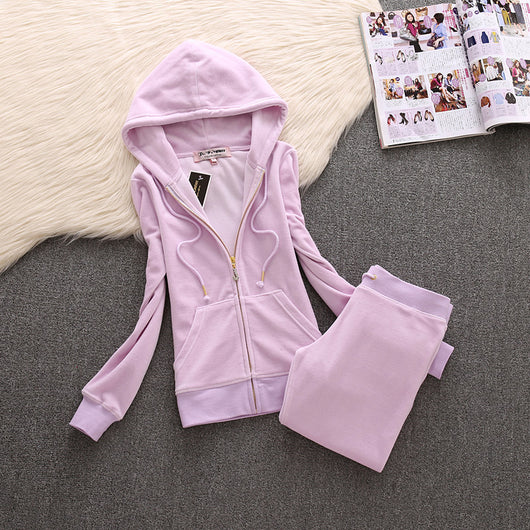 Traje Casual de Terciopelo Talla Grande - Conjunto de Dos Piezas Elegante - Image 23