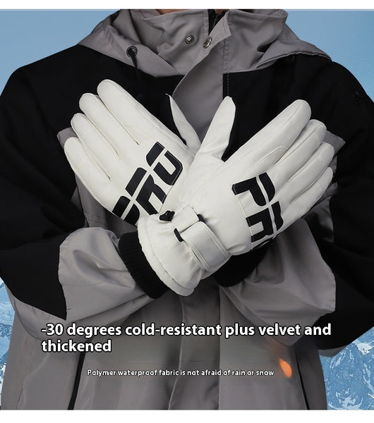 Guantes Térmicos Impermeables Antideslizantes para Esquí Mujer con Pantalla Táctil - Image 12