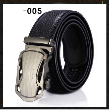 Cinturón de Cuero Ejecutivo para Hombre con Hebilla Automática de Dos Capas - Image 14