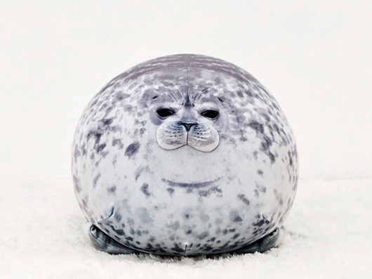 Peluche Foca Grande con Diseño Acuario - Image 10